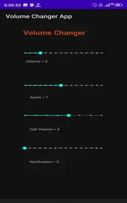 Volume Changer App android App screenshot 0